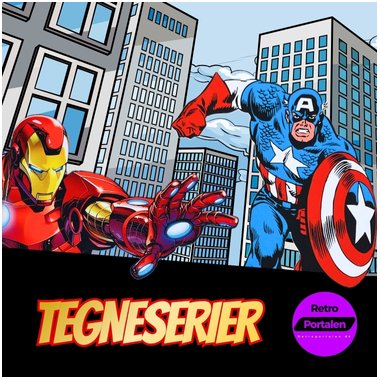 🦸&zwj;♂️ TEGNESERIER