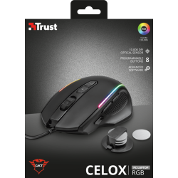 TRUST GXT165 CELOX RGB MOUSE (NY) (8713439230925)