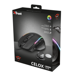 TRUST GXT165 CELOX RGB MOUSE (NY) (8713439230925)