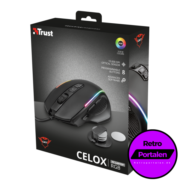 TRUST GXT165 CELOX RGB MOUSE (NY) (8713439230925)
