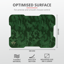 TRUST GXT781 RIXA CAMO MOUSE &amp; PAD (NY) (8713439236118)