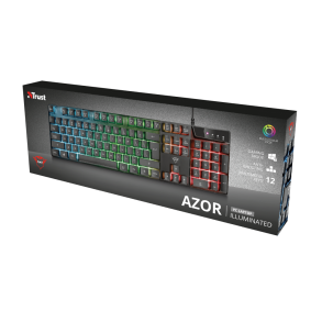 TRUST GXT835 AZOR GAMING KEYBOARD ND (NY) (8471606000)