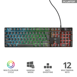 TRUST GXT835 AZOR GAMING KEYBOARD ND (NY) (8471606000)