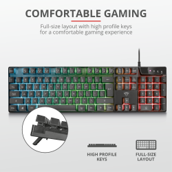 TRUST GXT835 AZOR GAMING KEYBOARD ND (NY) (8471606000)