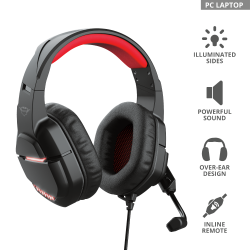 TRUST GXT448 NIXXO ILLUMINATED HEADSET (NY) (8713439240306)