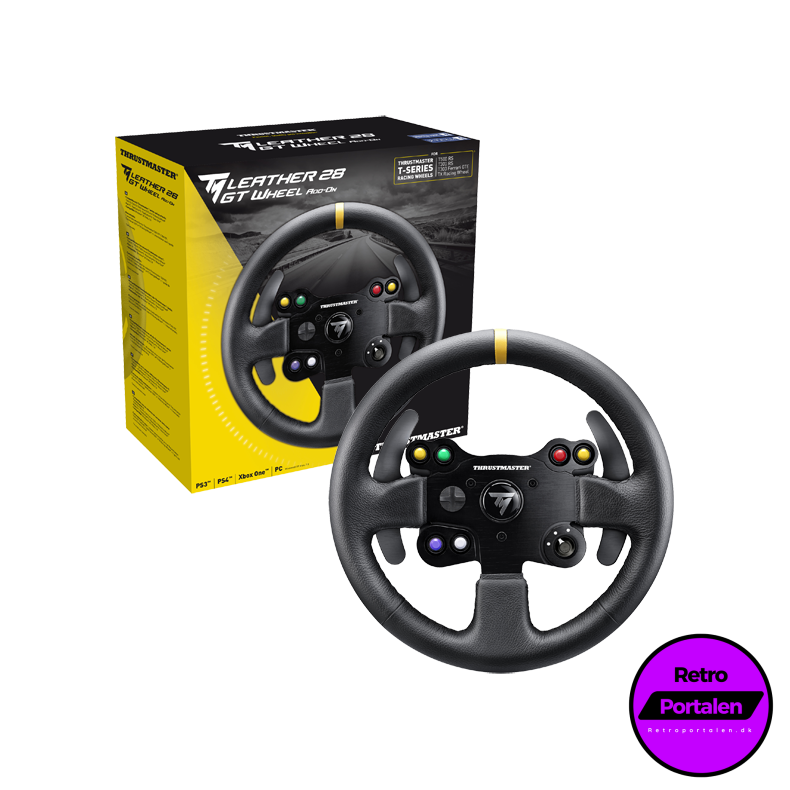 THRUSTMASTER LEATHER 28 GT ADD ON (NY) (PC / PS3 / PS4 / Xbox One) (Leveringstid 7-9 hverdage)