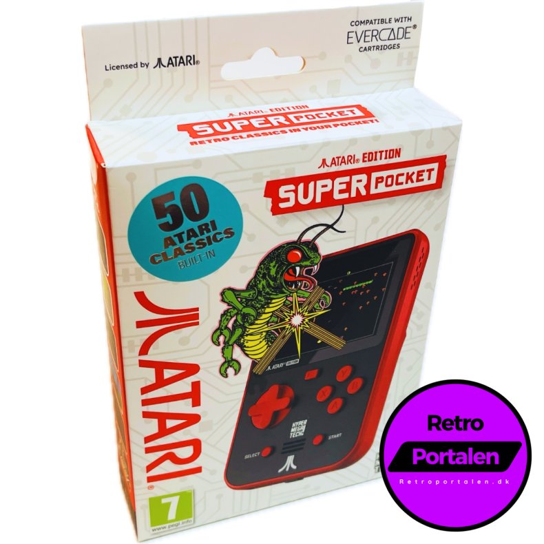 Blaze Evercade Atari Super Pocket / Blaze Tab Plus (NY) (Red/Black) (Evercade)