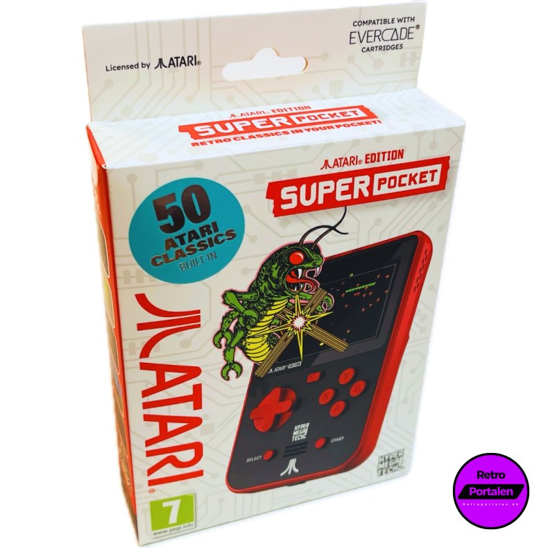 Blaze Evercade Atari Super Pocket / Blaze Tab Plus (NY) (Red/Black) (Evercade)