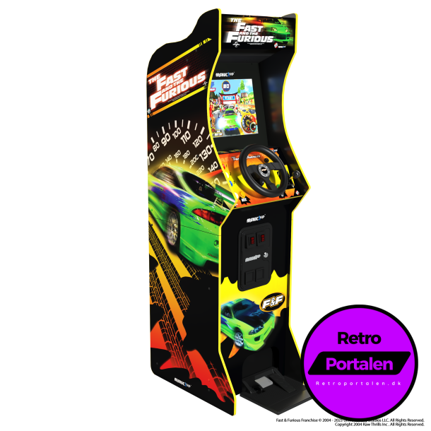 ARCADE 1 UP FAST AND FURIOUS RACING ARCADE MACHINE (NY)