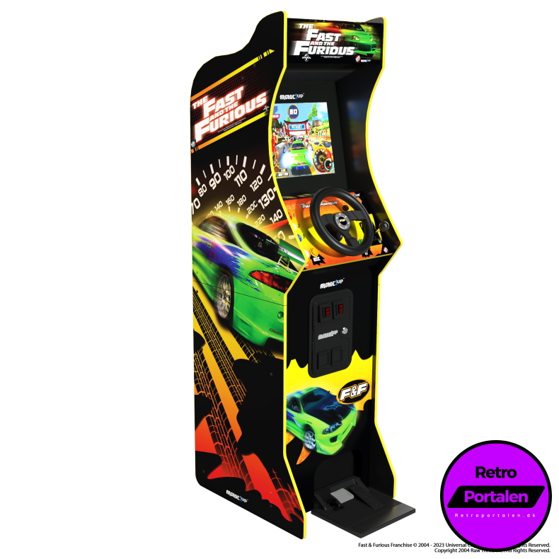 ARCADE 1 UP FAST AND FURIOUS RACING ARCADE MACHINE (NY)