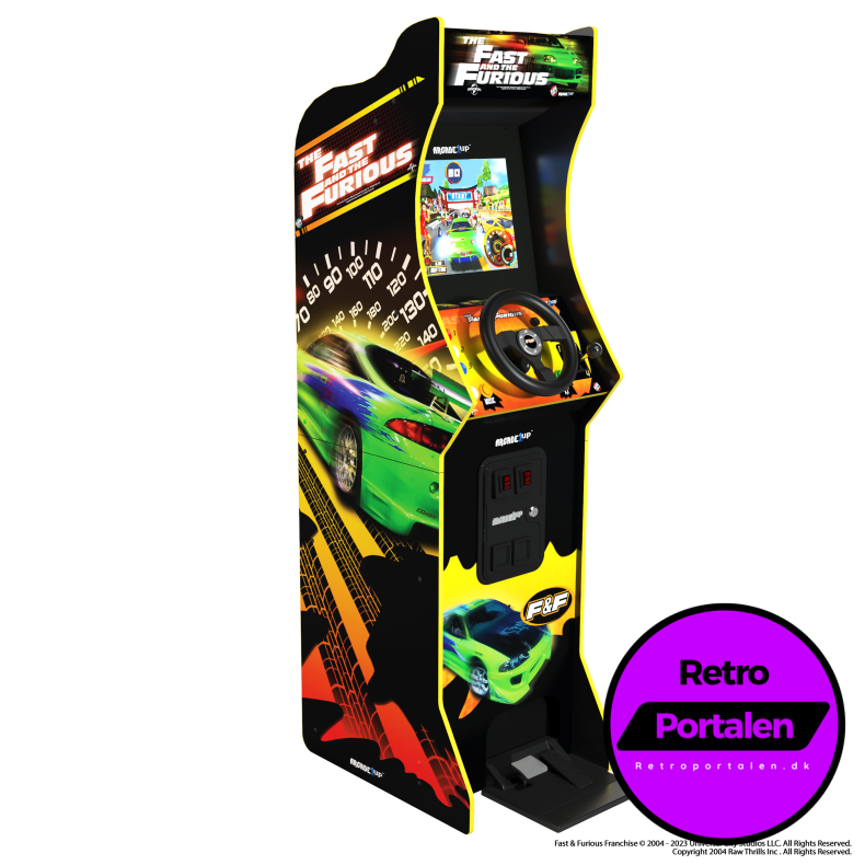 ARCADE 1 UP FAST AND FURIOUS RACING ARCADE MACHINE (NY)