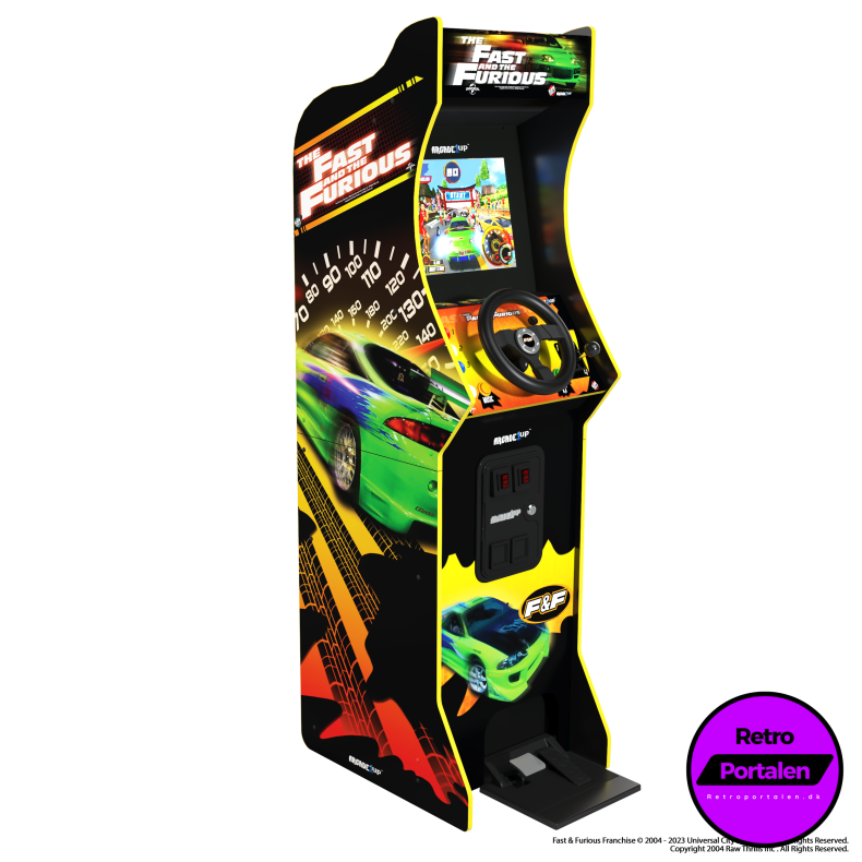 ARCADE 1 UP FAST AND FURIOUS RACING ARCADE MACHINE (NY)