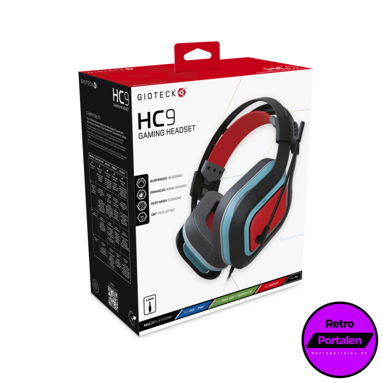 GIOTECK NSW HC9 WIRED HEADSET (NY) (0812313010924)