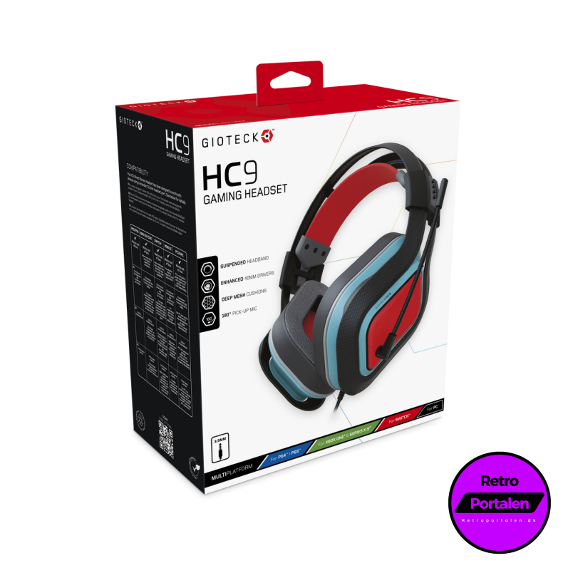 GIOTECK NSW HC9 WIRED HEADSET (NY) (0812313010924)