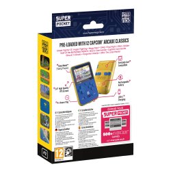 Blaze Evercade Capcom Super Pocket (NY) (Blue/Yellow) (Evercade)