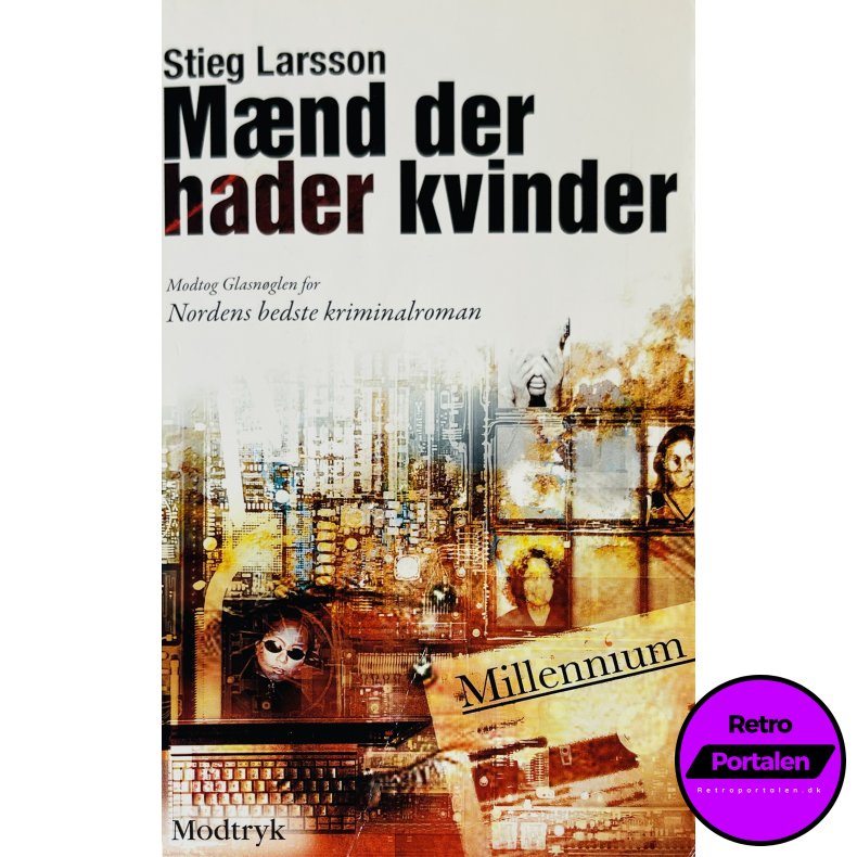 M�nd Der Hader kvinder (Stieg Larsson) (Dansk)