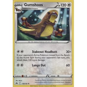 Gumshoos 118/159