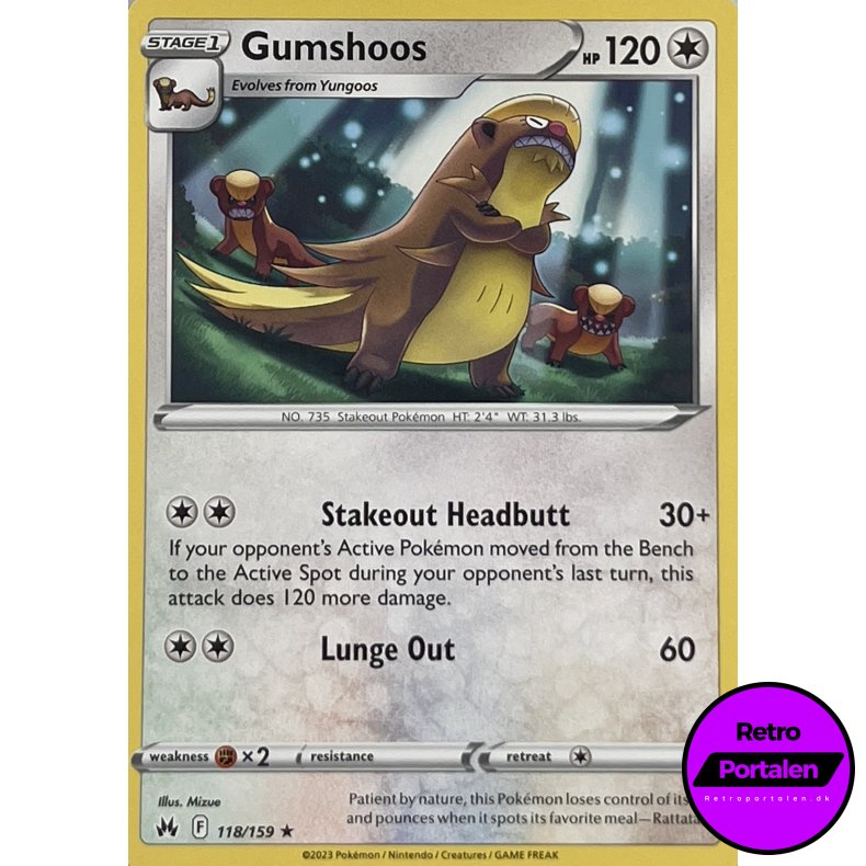 Gumshoos 118/159