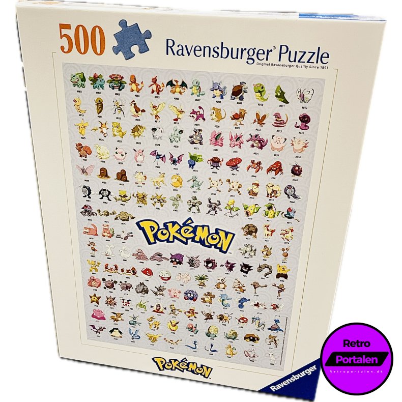 Ravensburger Puzzle: Pok�mon - The First 151! 500p (4005555005117) (Puslespil) (NY)