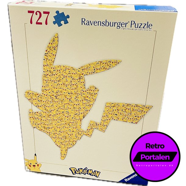 Ravensburger Puzzle: Pokmon Shaped Pikachu (Puslespil) (4005555012122) (NY)