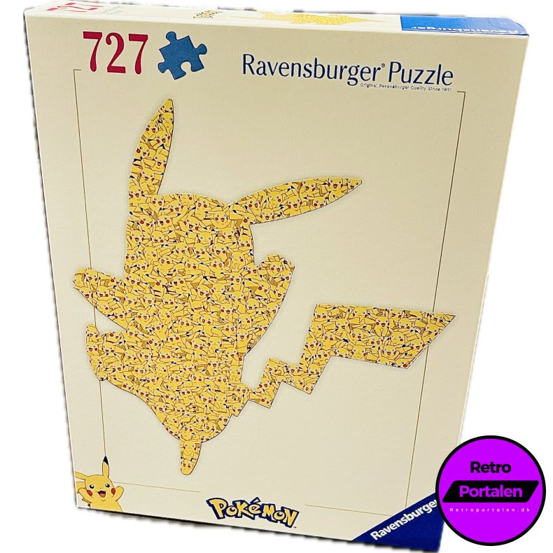 Ravensburger Puzzle: Pok�mon Shaped Pikachu (Puslespil) (4005555012122) (NY)
