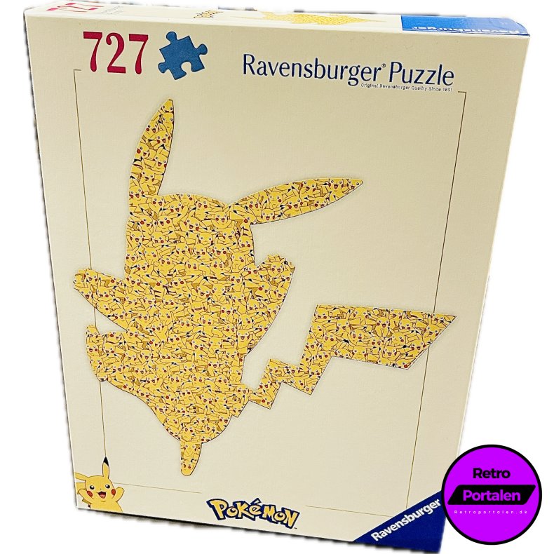 Ravensburger Puzzle: Pok�mon Shaped Pikachu (Puslespil) (4005555012122) (NY)