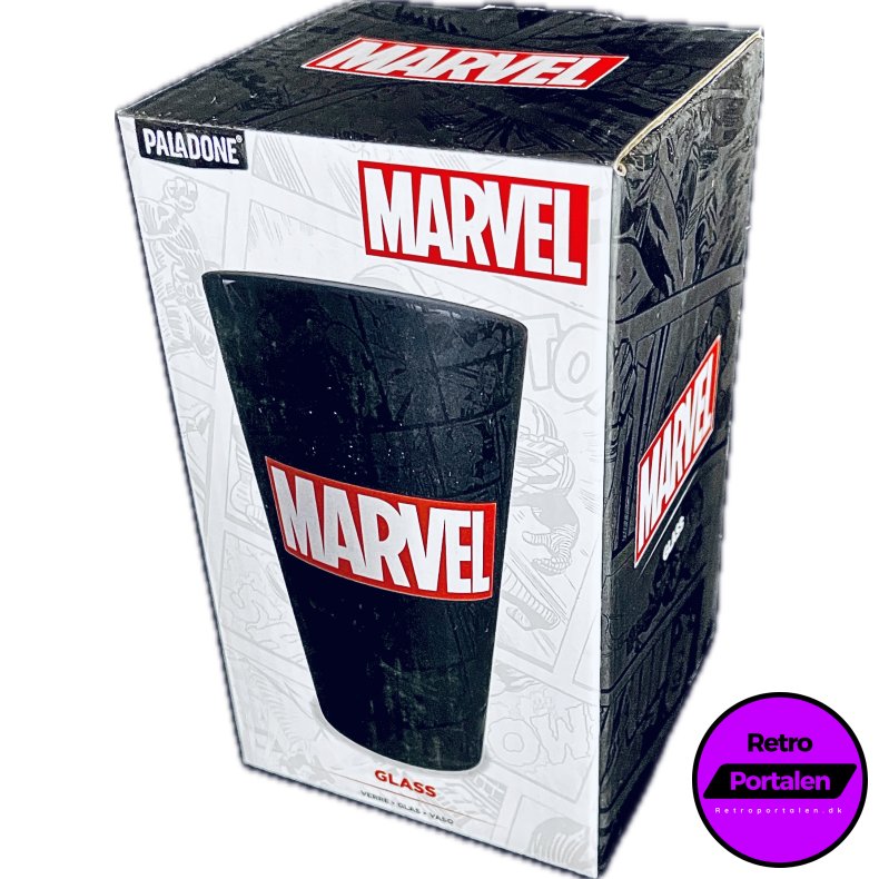 Marvel Logo Glass (NY) (5055964767167)