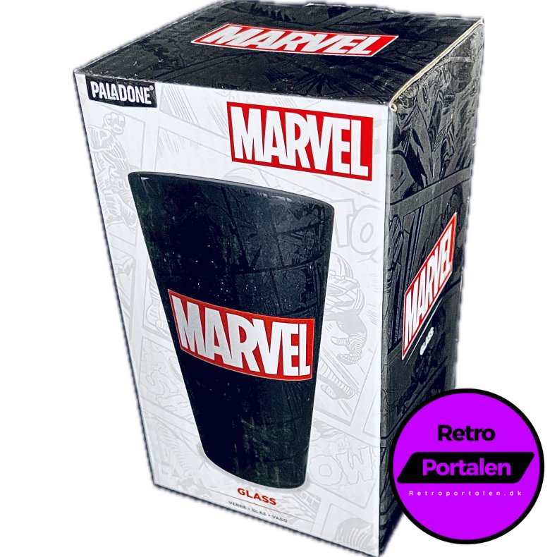 Marvel Logo Glass (NY) (5055964767167)