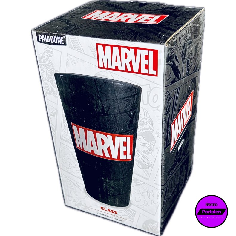 Marvel Logo Glass (NY) (5055964767167)