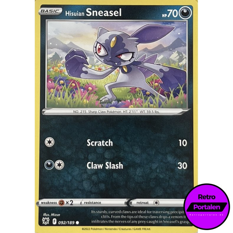 Hisuian Sneasel 092/189