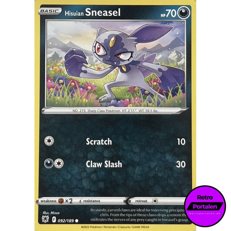 Hisuian Sneasel 092/189