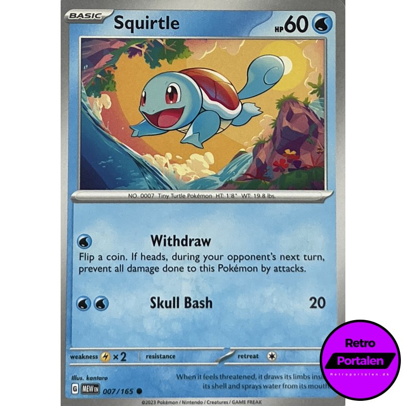 Squirtle 007/165