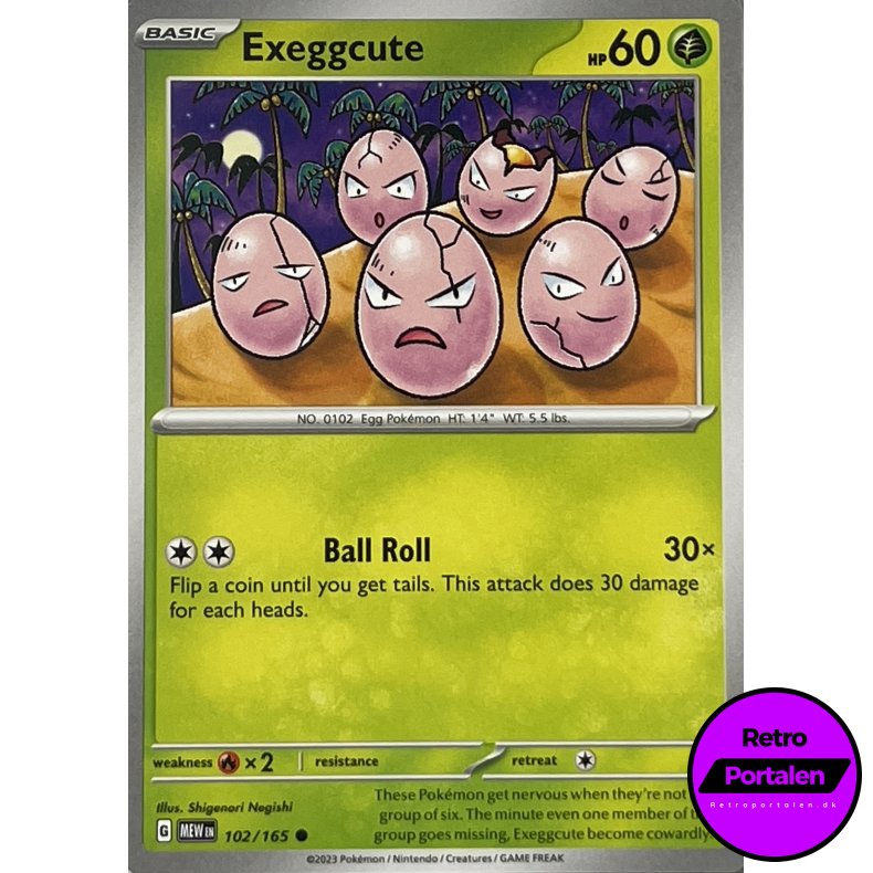 Exeggcute 102/165