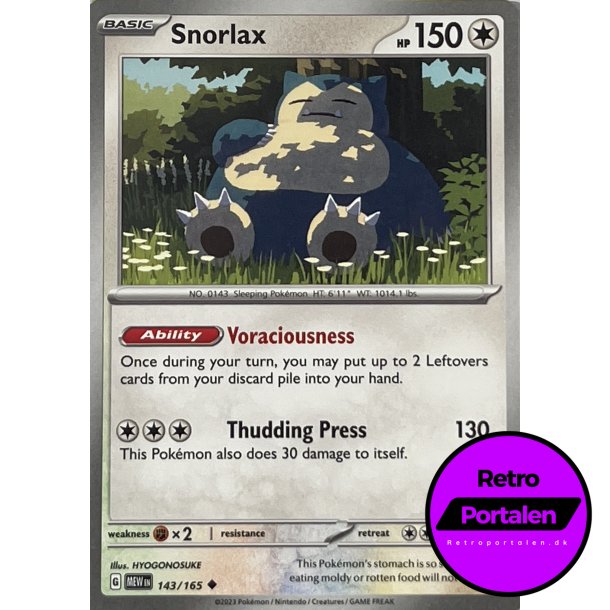 Snorlax 143/165