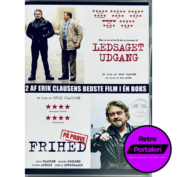 Ledsaget Udgang + Frihed P Prve (Erik Clausen) (DVD)