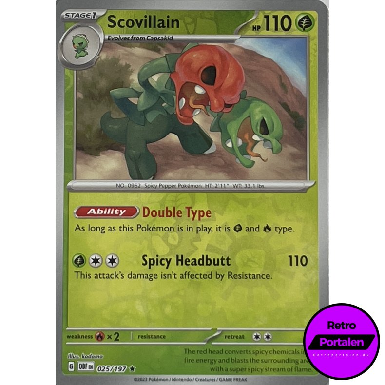Scovillain 025/197 Reverse Holo