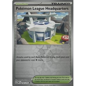 Pokmon League Headquarters 192/197 Reverse Holo