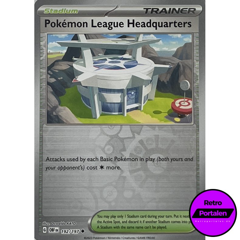 Pok�mon League Headquarters 192/197 Reverse Holo