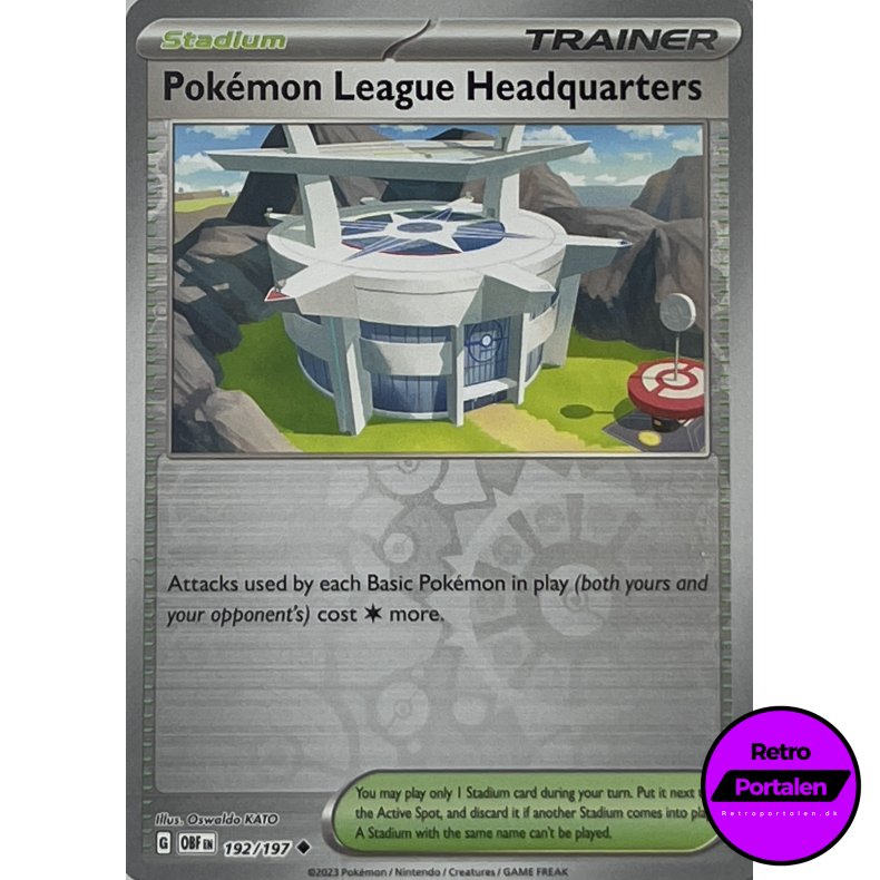 Pokmon League Headquarters 192/197 Reverse Holo