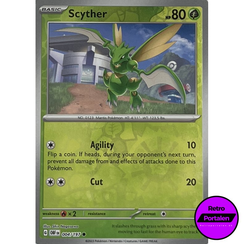 Scyther 004/197 Reverse Holo