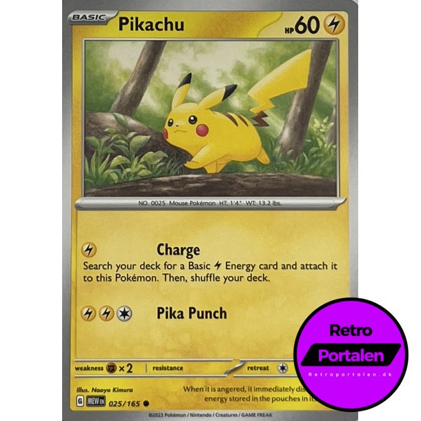 Pikachu 025/165