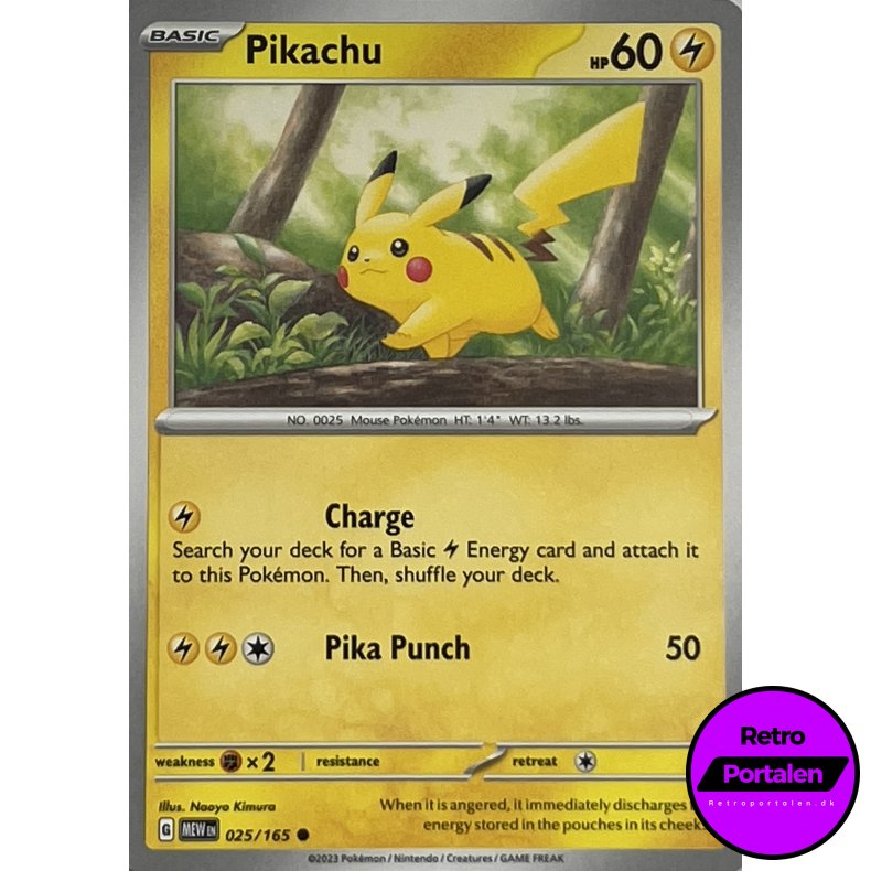Pikachu 025/165