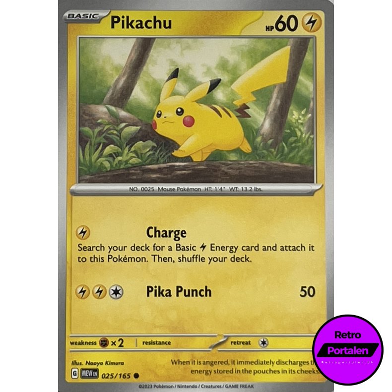 Pikachu 025/165