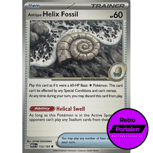 Antique Helix Fossil 153/165