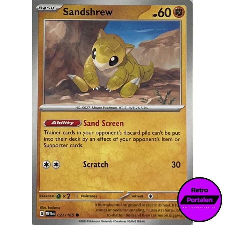 Sandshrew 027/165