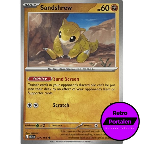 Sandshrew 027/165