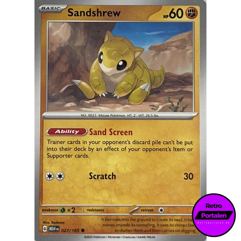 Sandshrew 027/165
