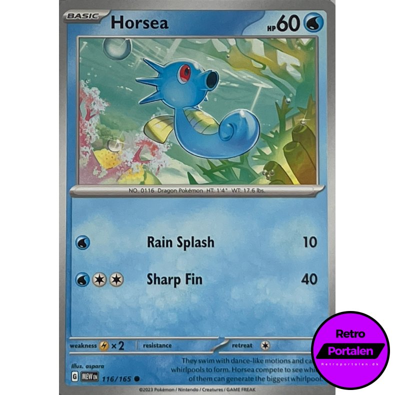 Horsea 116/165
