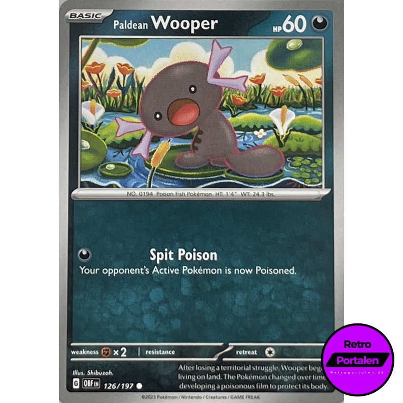 Paldean Wooper 126/197