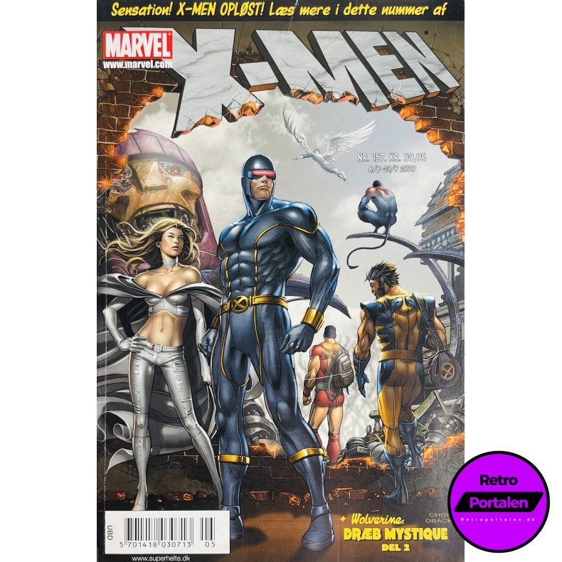 X-Men 2009 Nr. 157 (Dansk) (Marvel) (Tegneserie)